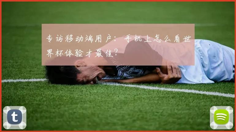 专访移动端用户：手机上怎么看世界杯体验才最佳？