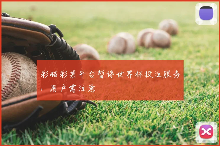彩猫彩票平台暂停世界杯投注服务,用户需注意