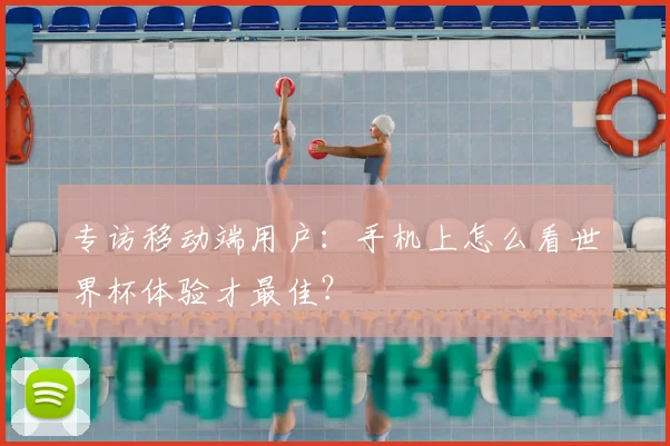 专访移动端用户：手机上怎么看世界杯体验才最佳？